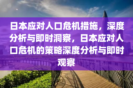 日本應(yīng)對人口危機(jī)措施，深度分析與即時洞察，日本應(yīng)對人口危機(jī)的策略深度分析與即時觀察