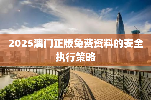 2025澳門正版免費資料的安全執(zhí)行策略
