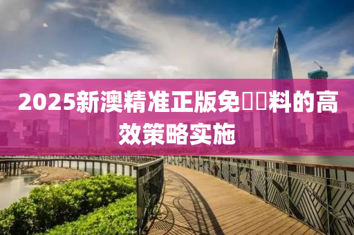 2025新澳精準(zhǔn)正版免費(fèi)資料的高效策略實(shí)施