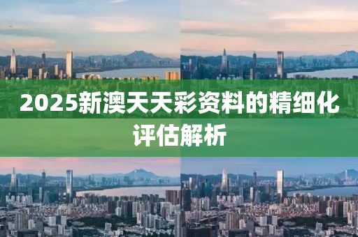 2025新澳天天彩資料的精細(xì)化評(píng)估解析