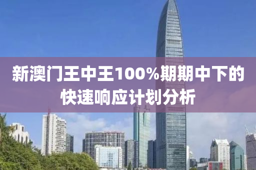 新澳門王中王100%期期中下的快速響應(yīng)計(jì)劃分析