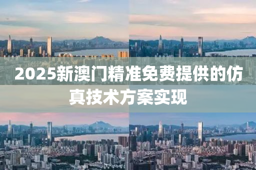 2025新澳門精準(zhǔn)免費(fèi)提供的仿真技術(shù)方案實(shí)現(xiàn)