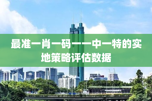 最準(zhǔn)一肖一碼一一中一特的實(shí)地策略評估數(shù)據(jù)