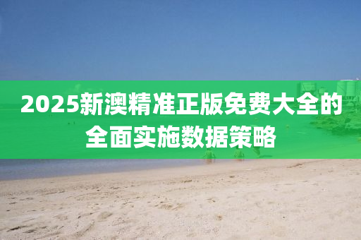 2025新澳精準(zhǔn)正版免費(fèi)大全的全面實(shí)施數(shù)據(jù)策略