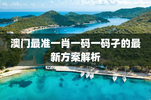 澳門最準(zhǔn)一肖一碼一碼孑的最新方案解析