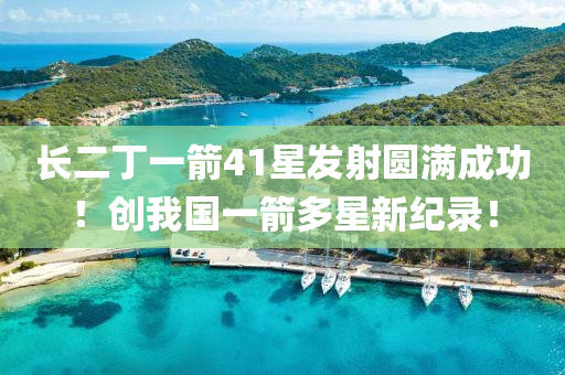 長二丁一箭41星發(fā)射圓滿成功！創(chuàng)我國一箭多星新紀(jì)錄！