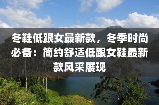 冬鞋低跟女最新款，冬季時尚必備：簡約舒適低跟女鞋最新款風采展現(xiàn)