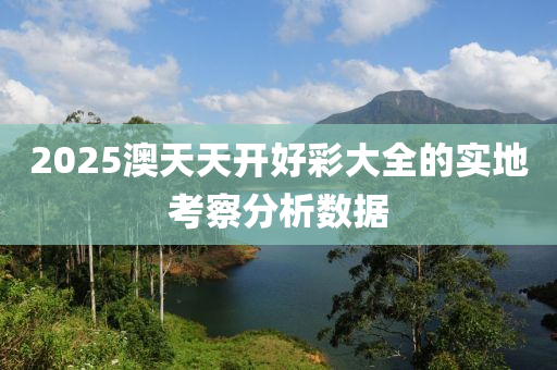 2025澳天天開好彩大全的實(shí)地考察分析數(shù)據(jù)