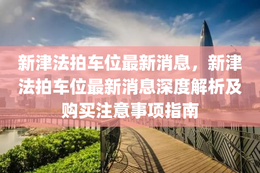 新津法拍車位最新消息，新津法拍車位最新消息深度解析及購買注意事項指南