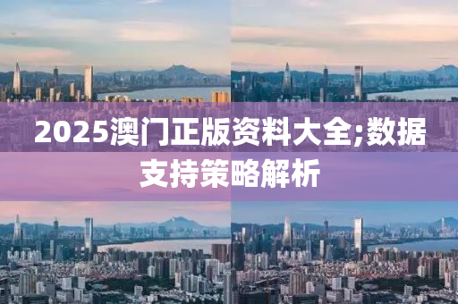 2025澳門正版資料大全;數(shù)據(jù)支持策略解析