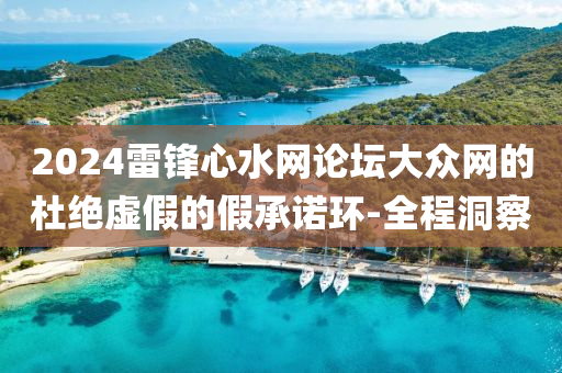 2024雷鋒心水網(wǎng)論壇大眾網(wǎng)的杜絕虛假的假承諾環(huán)-全程洞察