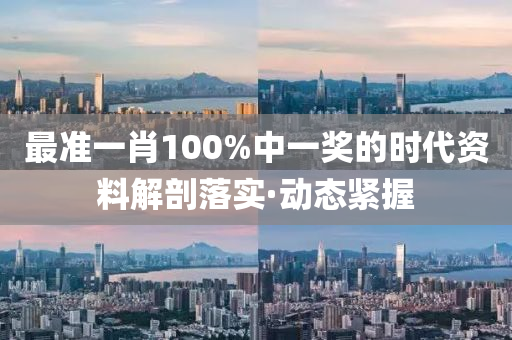 最準(zhǔn)一肖100%中一獎的時代資料解剖落實·動態(tài)緊握