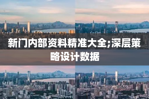 新門內(nèi)部資料精準(zhǔn)大全;深層策略設(shè)計(jì)數(shù)據(jù)
