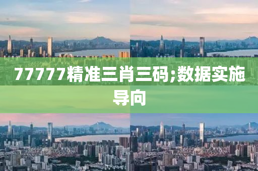 77777精準(zhǔn)三肖三碼;數(shù)據(jù)實(shí)施導(dǎo)向
