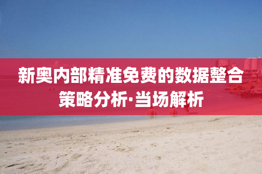 新奧內(nèi)部精準(zhǔn)免費(fèi)的數(shù)據(jù)整合策略分析·當(dāng)場解析
