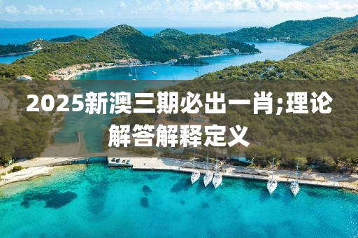 2025新澳三期必出一肖;理論解答解釋定義