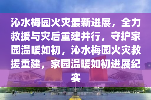 沁水梅園火災最新進展，全力救援與災后重建并行，守護家園溫暖如初，沁水梅園火災救援重建，家園溫暖如初進展紀實