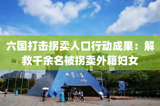 六國打擊拐賣人口行動成果：解救千余名被拐賣外籍婦女