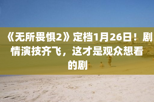 《無所畏懼2》定檔1月26日！劇情演技齊飛，這才是觀眾想看的劇