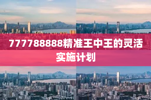 777788888精準(zhǔn)王中王的靈活實(shí)施計(jì)劃