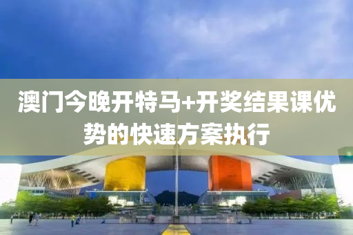 澳門今晚開特馬+開獎結(jié)果課優(yōu)勢的快速方案執(zhí)行