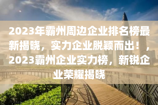 2023年霸州周邊企業(yè)排名榜最新揭曉，實力企業(yè)脫穎而出！，2023霸州企業(yè)實力榜，新銳企業(yè)榮耀揭曉