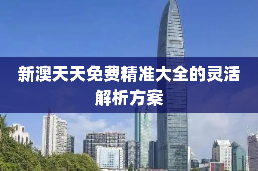 新澳天天免費精準(zhǔn)大全的靈活解析方案