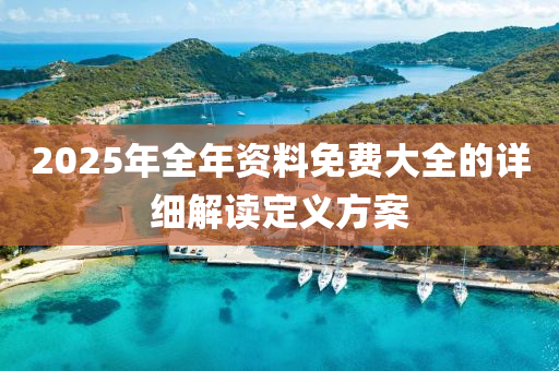 2025年全年資料免費大全的詳細解讀定義方案