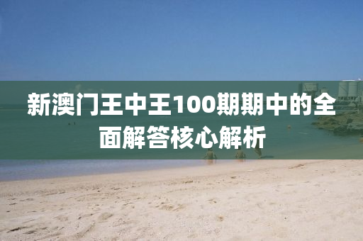 新澳門(mén)王中王100期期中的全面解答核心解析