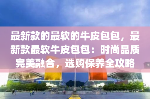 最新款的最軟的牛皮包包，最新款最軟牛皮包包：時尚品質完美融合，選購保養(yǎng)全攻略