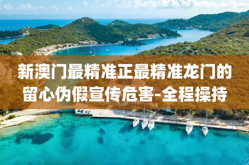 新澳門最精準(zhǔn)正最精準(zhǔn)龍門的留心偽假宣傳危害-全程操持