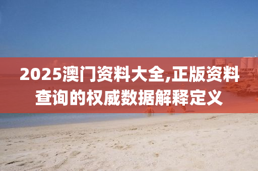2025澳門資料大全,正版資料查詢的權(quán)威數(shù)據(jù)解釋定義