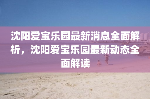 沈陽愛寶樂園最新消息全面解析，沈陽愛寶樂園最新動(dòng)態(tài)全面解讀