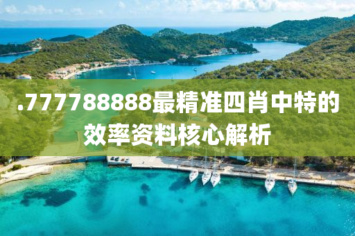 .777788888最精準四肖中特的效率資料核心解析