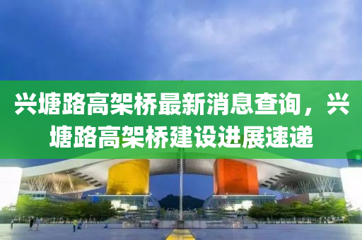興塘路高架橋最新消息查詢，興塘路高架橋建設(shè)進(jìn)展速遞