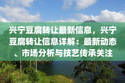 興寧豆腐轉(zhuǎn)讓最新信息，興寧豆腐轉(zhuǎn)讓信息詳解：最新動(dòng)態(tài)、市場(chǎng)分析與技藝傳承關(guān)注