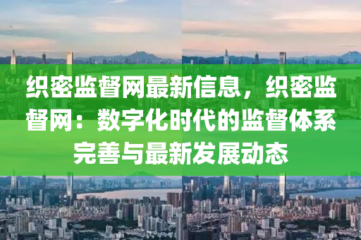 織密監(jiān)督網(wǎng)最新信息，織密監(jiān)督網(wǎng)：數(shù)字化時代的監(jiān)督體系完善與最新發(fā)展動態(tài)