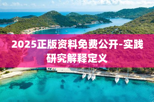 2025正版資料免費公開-實踐研究解釋定義