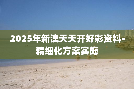 2025年新澳天天開好彩資料-精細化方案實施