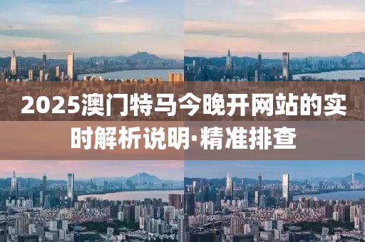 2025澳門特馬今晚開網(wǎng)站的實(shí)時解析說明·精準(zhǔn)排查