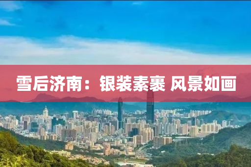 雪后濟南：銀裝素裹 風景如畫