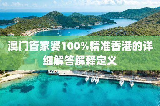 澳門管家婆100%精準香港的詳細解答解釋定義