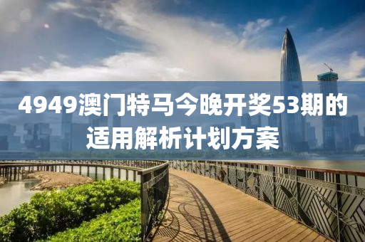 4949澳門(mén)特馬今晚開(kāi)獎(jiǎng)53期的適用解析計(jì)劃方案