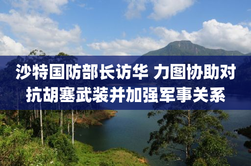 沙特國(guó)防部長(zhǎng)訪華 力圖協(xié)助對(duì)抗胡塞武裝并加強(qiáng)軍事關(guān)系