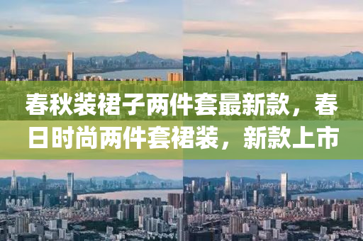 春秋裝裙子兩件套最新款，春日時尚兩件套裙裝，新款上市