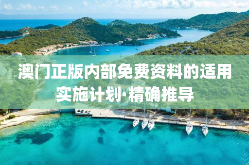 澳門正版內(nèi)部免費(fèi)資料的適用實(shí)施計(jì)劃·精確推導(dǎo)