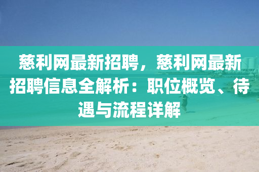 慈利網(wǎng)最新招聘，慈利網(wǎng)最新招聘信息全解析：職位概覽、待遇與流程詳解
