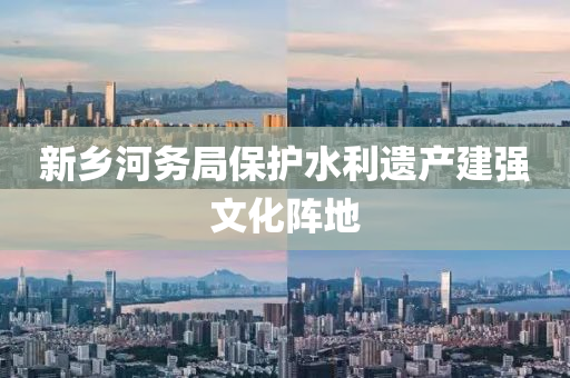 新鄉(xiāng)河務(wù)局保護(hù)水利遺產(chǎn)建強(qiáng)文化陣地