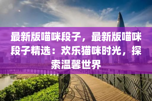 最新版喵咪段子，最新版喵咪段子精選：歡樂貓咪時光，探索溫馨世界