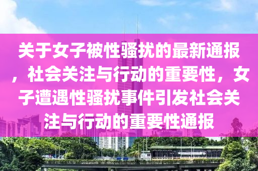 關(guān)于女子被性騷擾的最新通報(bào)，社會(huì)關(guān)注與行動(dòng)的重要性，女子遭遇性騷擾事件引發(fā)社會(huì)關(guān)注與行動(dòng)的重要性通報(bào)